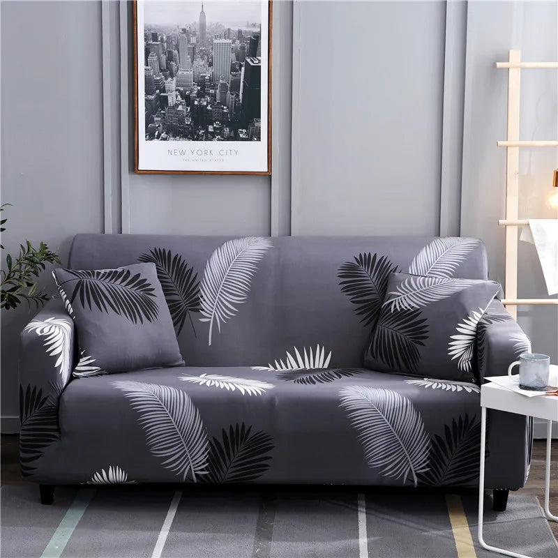 Elastic Sofa Slipcovers Modern Sofa Cover for Living Room Sectional Corner L-Shape Chair Protector Couch Cover 1/2/3/4 Seater