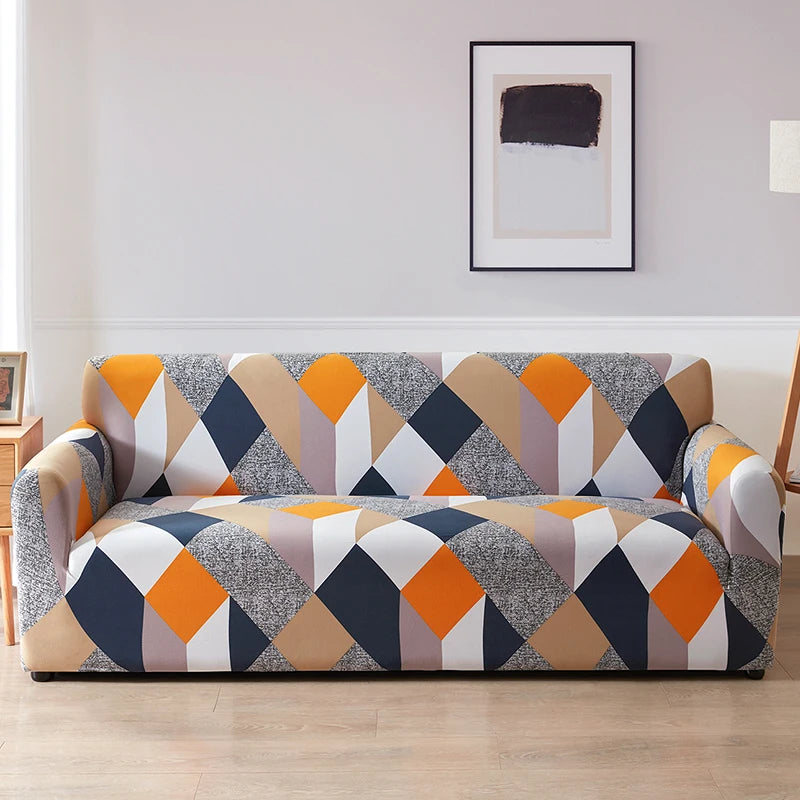 Elastic Sofa Slipcovers Modern Sofa Cover for Living Room Sectional Corner L-Shape Chair Protector Couch Cover 1/2/3/4 Seater