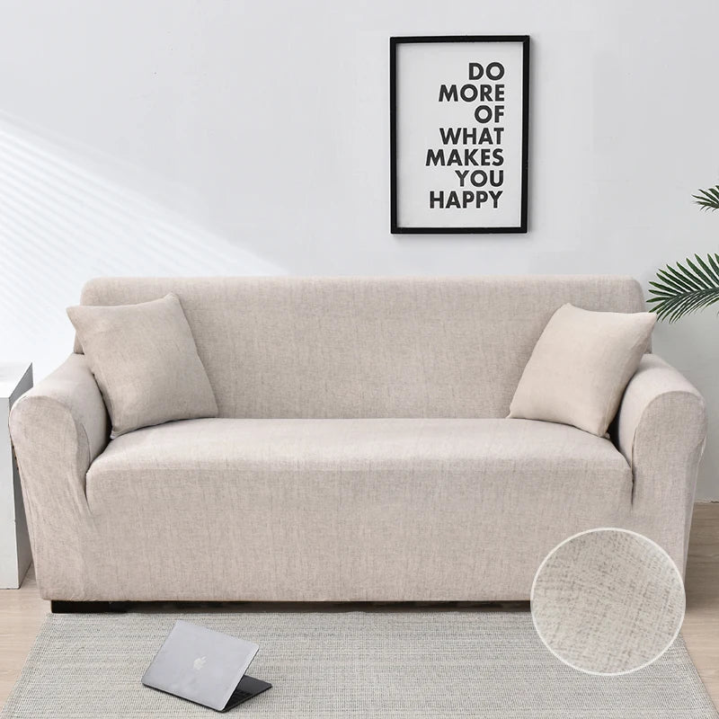 Elastic Sofa Slipcovers Modern Sofa Cover for Living Room Sectional Corner L-Shape Chair Protector Couch Cover 1/2/3/4 Seater