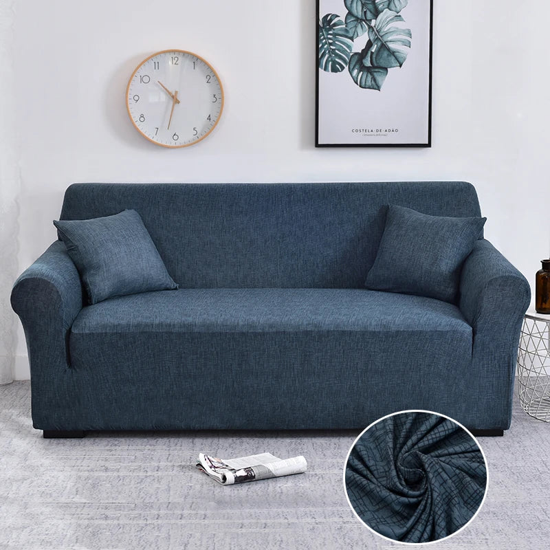Elastic Sofa Slipcovers Modern Sofa Cover for Living Room Sectional Corner L-Shape Chair Protector Couch Cover 1/2/3/4 Seater