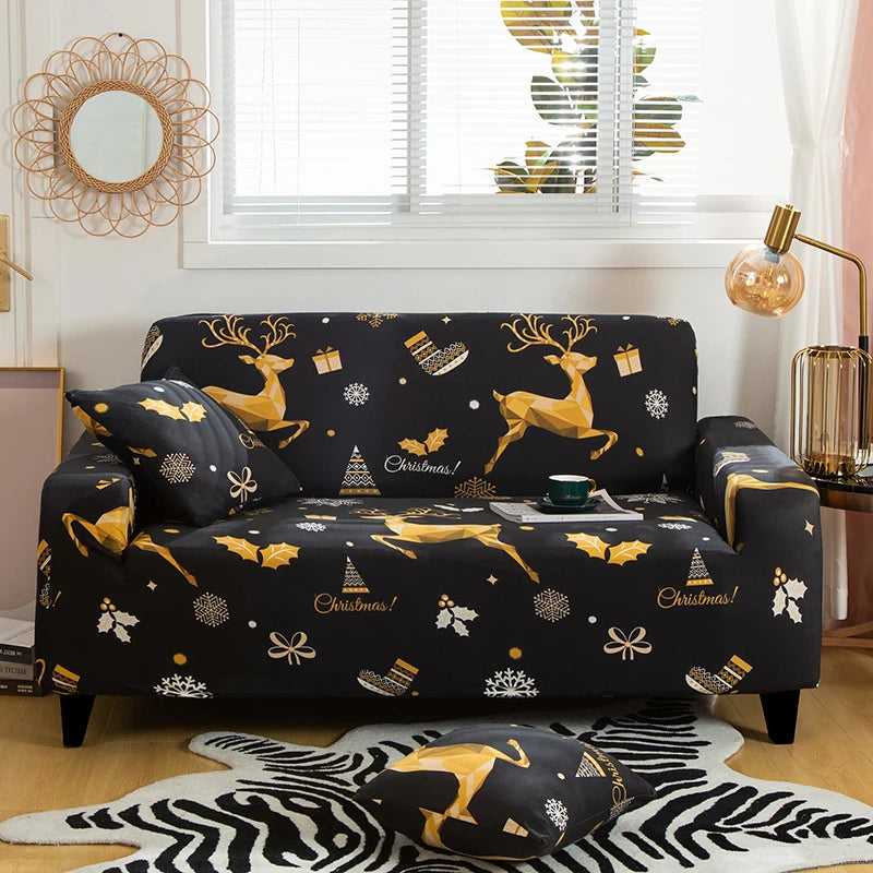 Elastic Sofa Slipcovers Modern Sofa Cover for Living Room Sectional Corner L-Shape Chair Protector Couch Cover 1/2/3/4 Seater