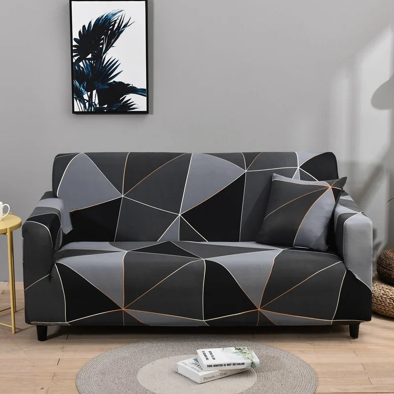 Elastic Sofa Slipcovers Modern Sofa Cover for Living Room Sectional Corner L-Shape Chair Protector Couch Cover 1/2/3/4 Seater