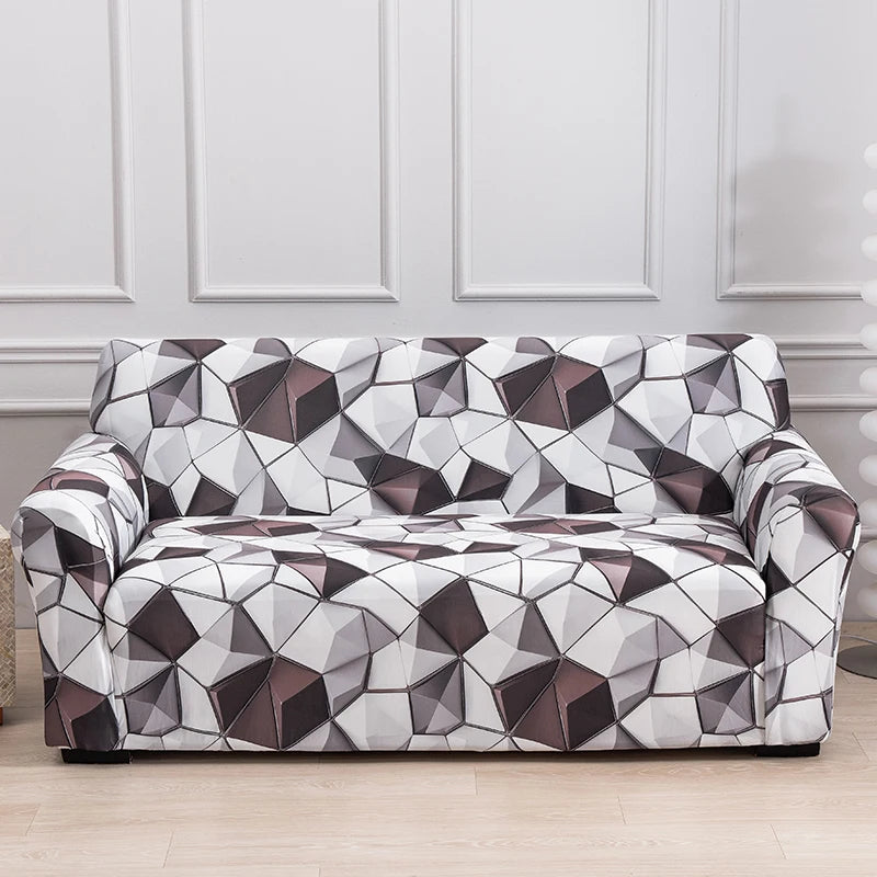 Elastic Sofa Slipcovers Modern Sofa Cover for Living Room Sectional Corner L-Shape Chair Protector Couch Cover 1/2/3/4 Seater