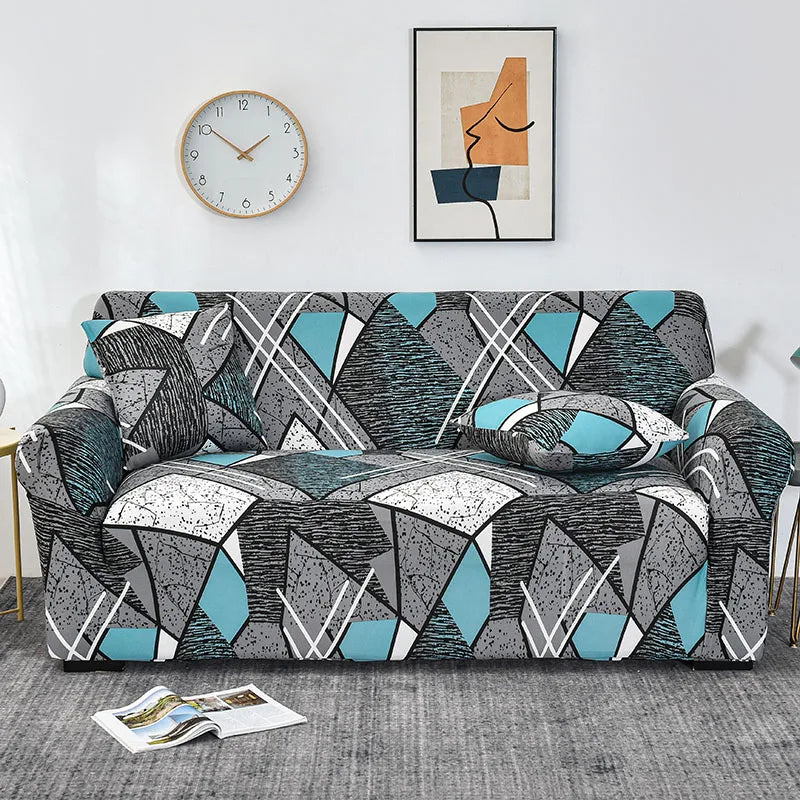 Elastic Sofa Slipcovers Modern Sofa Cover for Living Room Sectional Corner L-Shape Chair Protector Couch Cover 1/2/3/4 Seater