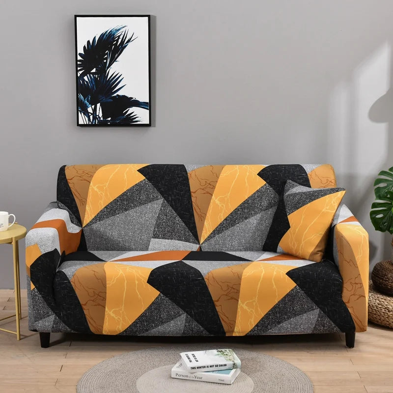 Elastic Sofa Slipcovers Modern Sofa Cover for Living Room Sectional Corner L-Shape Chair Protector Couch Cover 1/2/3/4 Seater