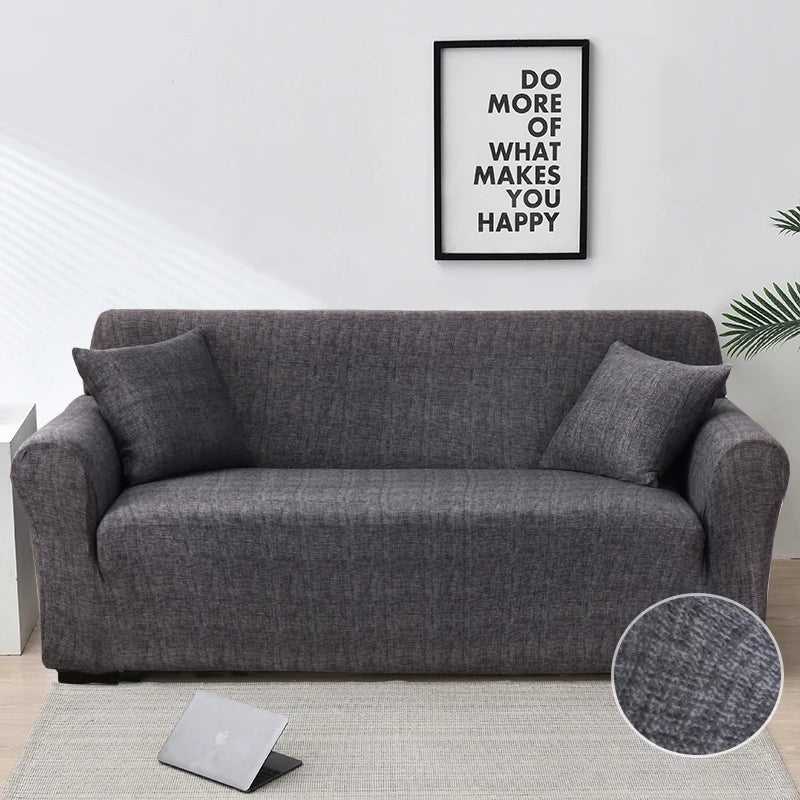 Elastic Sofa Slipcovers Modern Sofa Cover for Living Room Sectional Corner L-Shape Chair Protector Couch Cover 1/2/3/4 Seater