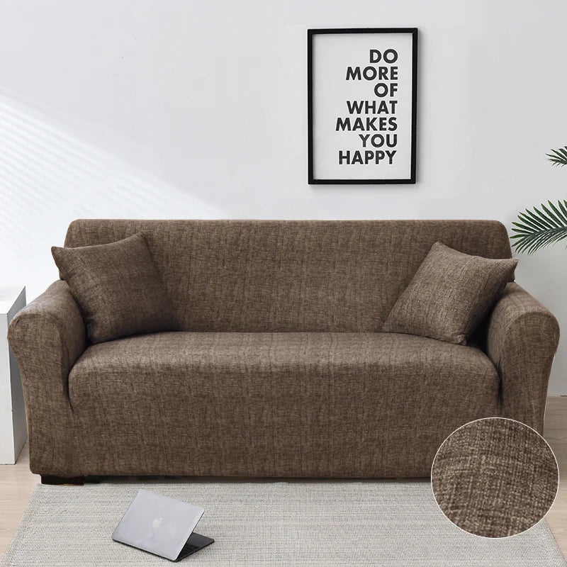 Elastic Sofa Slipcovers Modern Sofa Cover for Living Room Sectional Corner L-Shape Chair Protector Couch Cover 1/2/3/4 Seater