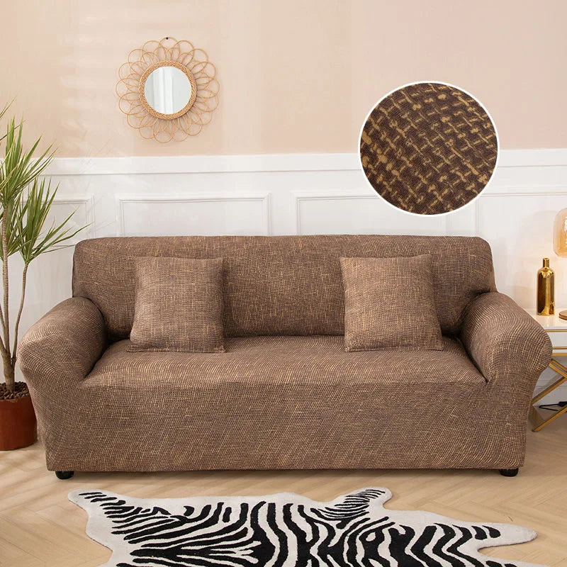 Elastic Sofa Slipcovers Modern Sofa Cover for Living Room Sectional Corner L-Shape Chair Protector Couch Cover 1/2/3/4 Seater