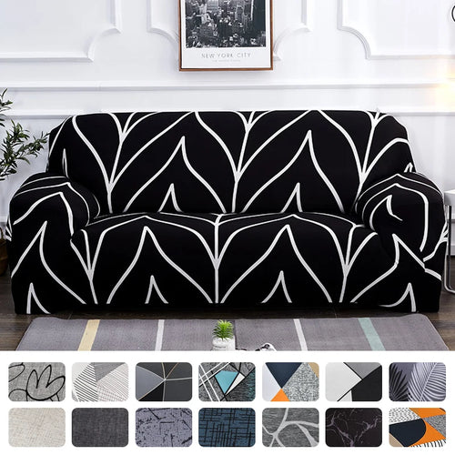 Elastic Sofa Slipcovers Modern Sofa Cover for Living Room Sectional Corner L-Shape Chair Protector Couch Cover 1/2/3/4 Seater