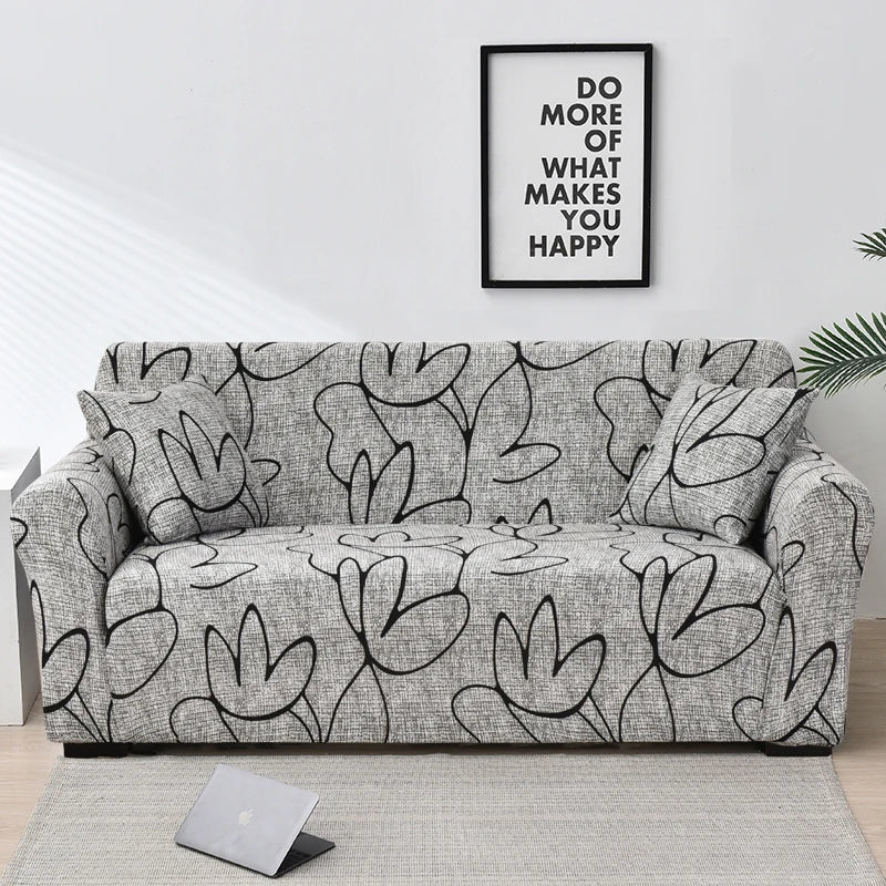 Elastic Sofa Slipcovers Modern Sofa Cover for Living Room Sectional Corner L-Shape Chair Protector Couch Cover 1/2/3/4 Seater