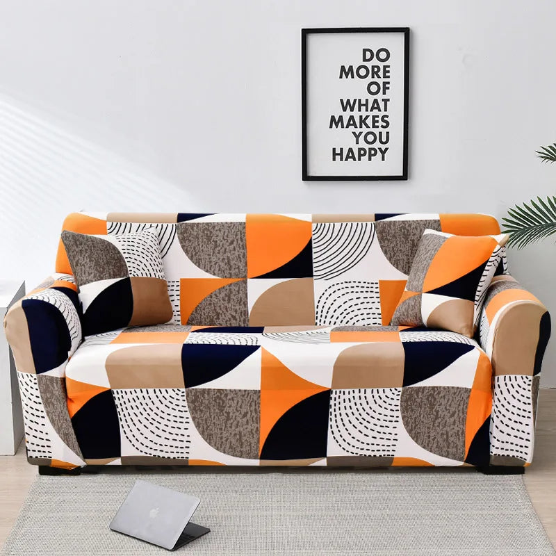Elastic Sofa Slipcovers Modern Sofa Cover for Living Room Sectional Corner L-Shape Chair Protector Couch Cover 1/2/3/4 Seater